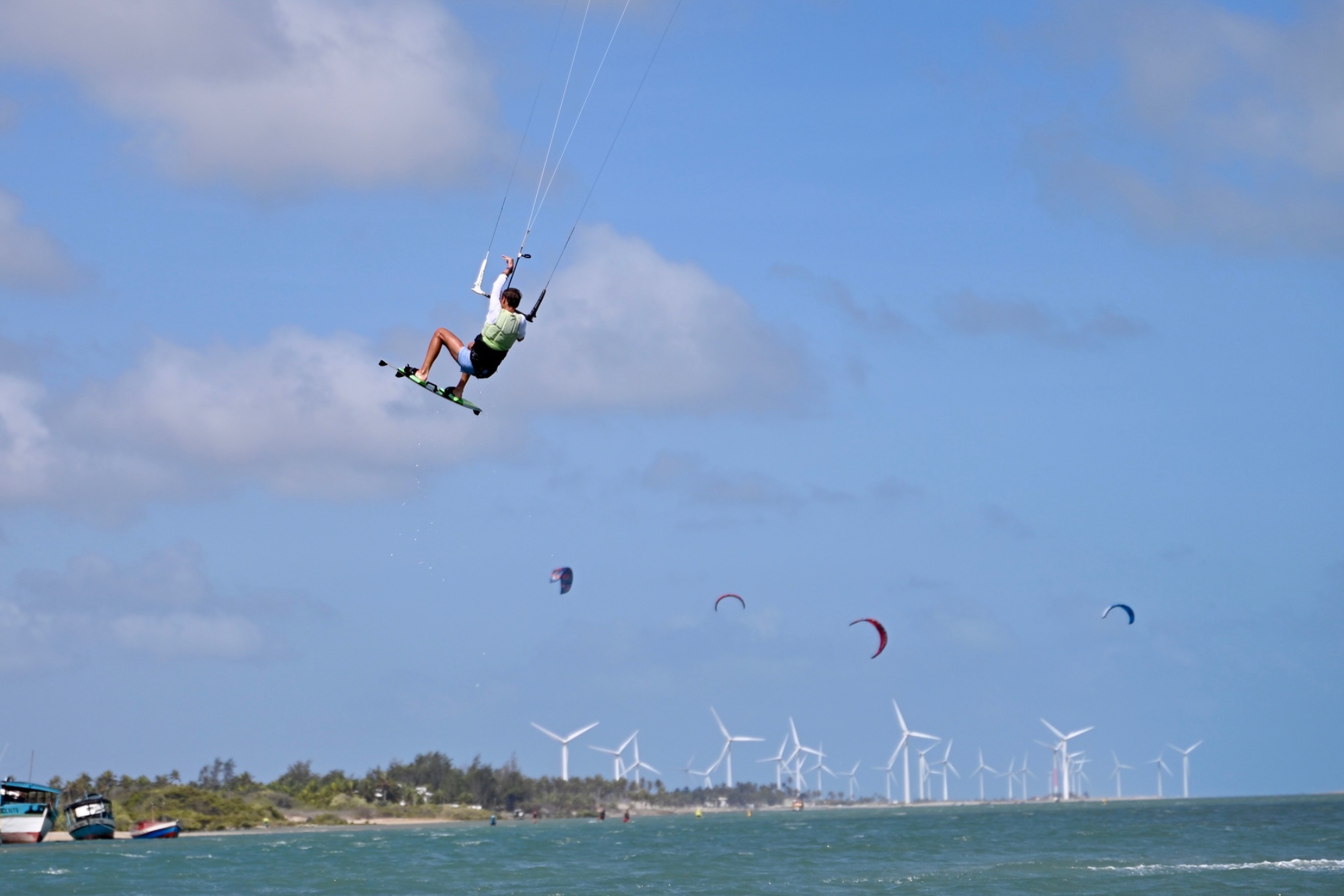 Jackson Welch on the water